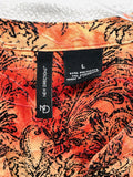New Directions Long Sleeve Paisley Print Blouse Ladies Size Large