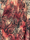 New Directions Long Sleeve Paisley Print Blouse Ladies Size Large