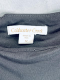 Coldwater Creek Black Knot Front Dress Ladies Size 12