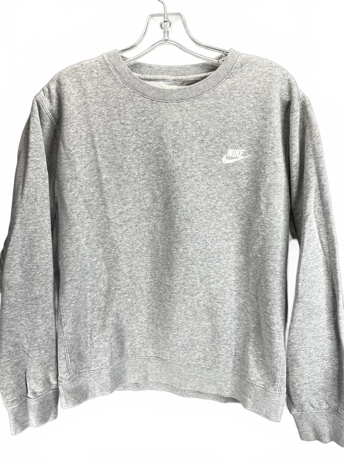 Nike Heather Grey Crewneck Sweatshirt Size S Mens Ladies Unisex