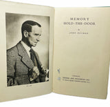 1945 Memory Hold-the-Door by John Buchan - Vintage Hardcover Book