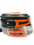 Bisgear Camping Cookware Set with Carry Bag and Utensils