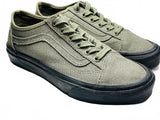 Vans Olive Green Canvas Sneakers with Unique Camouflage Removeable Sole Men's 6