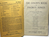 1946 The Golden Book of Favorite Songs - Vintage Music Book