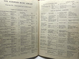1955 The Scribner Music Library Volume IX: Compositions Piano & Vocal