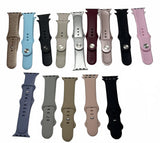 Apple Watch Silicone Replacement Watch Bands - Assorted Colors
