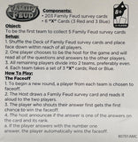 2016 Game Box Family Feud Disney Edition Card Game Complete Damaged Box