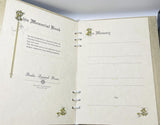 Vintage Powles Funeral Home Memorial Book 1970's