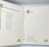 Vintage Powles Funeral Home Memorial Book 1970's