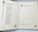 Vintage Powles Funeral Home Memorial Book 1970's