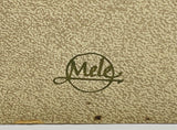 1950's Vintage Mele Jewelry Box with Gold Velvet Interior Grandma's Jewelry Box