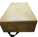 1950's Vintage Mele Jewelry Box with Gold Velvet Interior Grandma's Jewelry Box