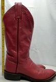 Larry Mahan's Vintage Women's Faded Pink Leather Western Cowboy Boots, Size 5.5B