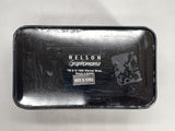 1995 vintage Looney Tunes Taz Blue Plaid Metal Storage Tin Box