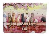 Ipad 10" Cat Print Tablet Folio Case Cover