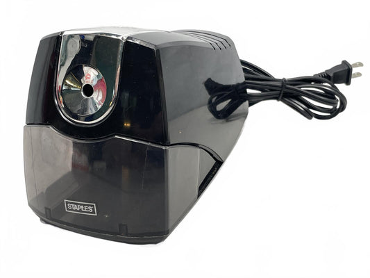 Staples Electric Pencil Sharpener Black Corded Office School Supply Tested Works