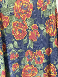 LuLaRoe Womens Floral Sleeveless Longline Open Front Vest Duster, Joy one size