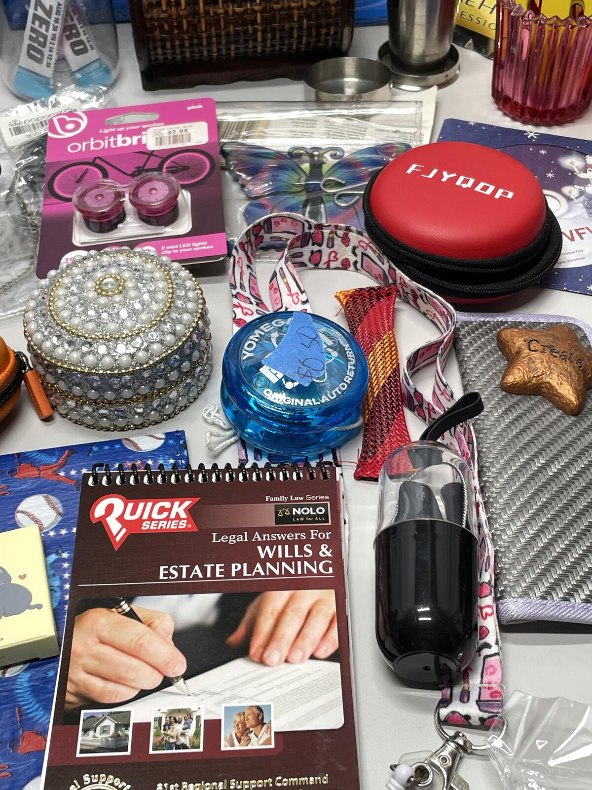 Junk Drawer Fun! Assorted Mixed Lot of Party, Craft, Home Supplies Over 65 piece