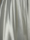NEW! Madison James Formal Evening Gown Black V-Neck Top with Ivory Satin Skirt SZ 10