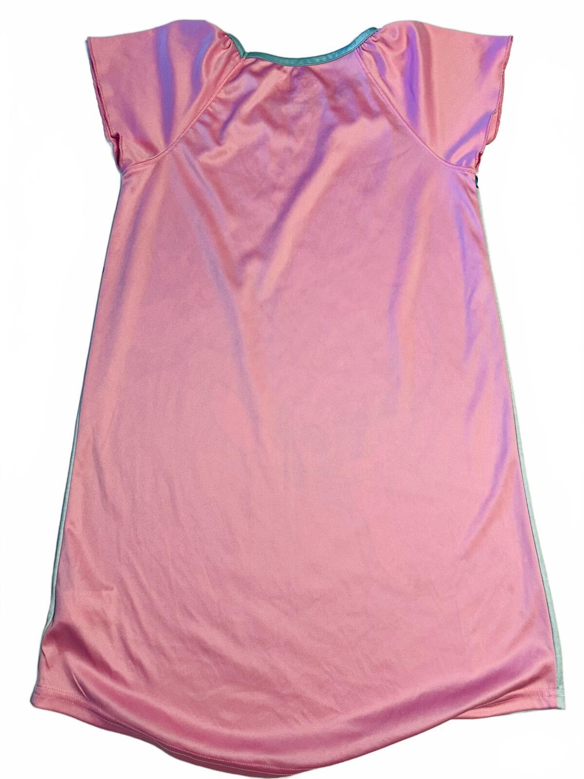Disney Lilo and stitch summer nightgown, cool touch, pink and teal girls 10