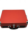 Victrola Journey Bluetooth Suitcase Record Player with 3-speed Turntable Red