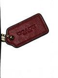 Coach Red Leather Wallet Trifold Shows Wear