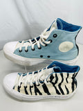 Converse You Chuck 70  Hi Top Mismatched Print Platform Shoes Wmns 8.5