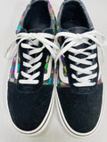 Vans Ward Iridescent Rainbow Checkerboard Shoes Wmns 9