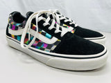 Vans Ward Iridescent Rainbow Checkerboard Shoes Wmns 9