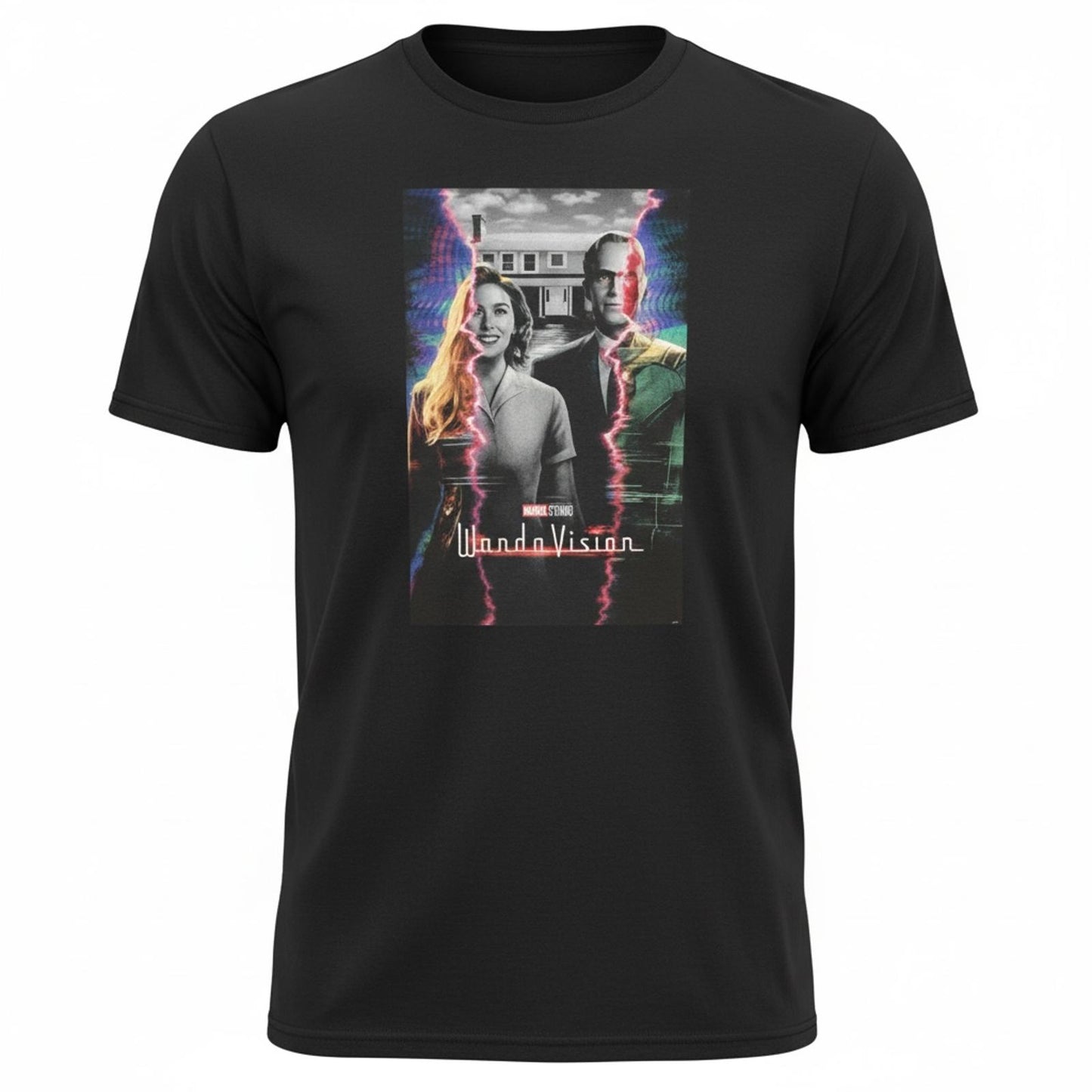 Graphic Tee Black Marvel Studios Wanda Vision Juniors M