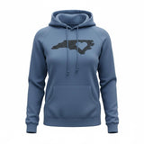 Blue Hoodie NC State Love NC Heart Long Sleeve LT STAIN ON ARM Ladies S