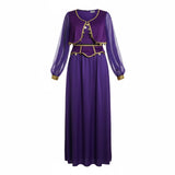 COSTUME Purple Gypsy Belly Dancer Costume Ladies M