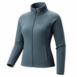 Columbia Dark Aqua Blue Fleece Jacket Ladies S