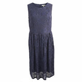 Luxe by Carmen Marc Valvo Blue Lace Sleeveless Dress Ladies 16