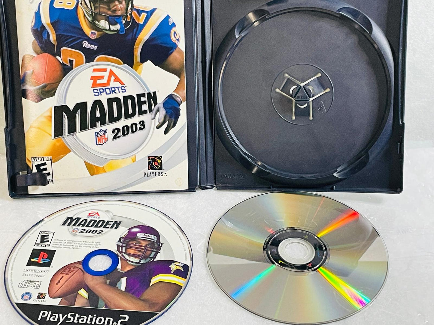 PlayStationPS2 Game Madden 2003 + 2002 Bonus Disc see detail