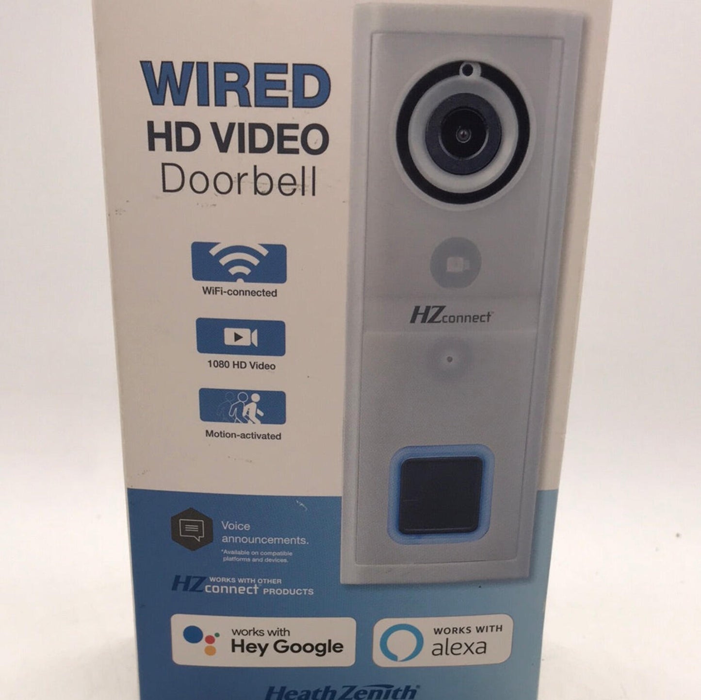 HZconnect Wired HD Video Doorbell with Motion Activation