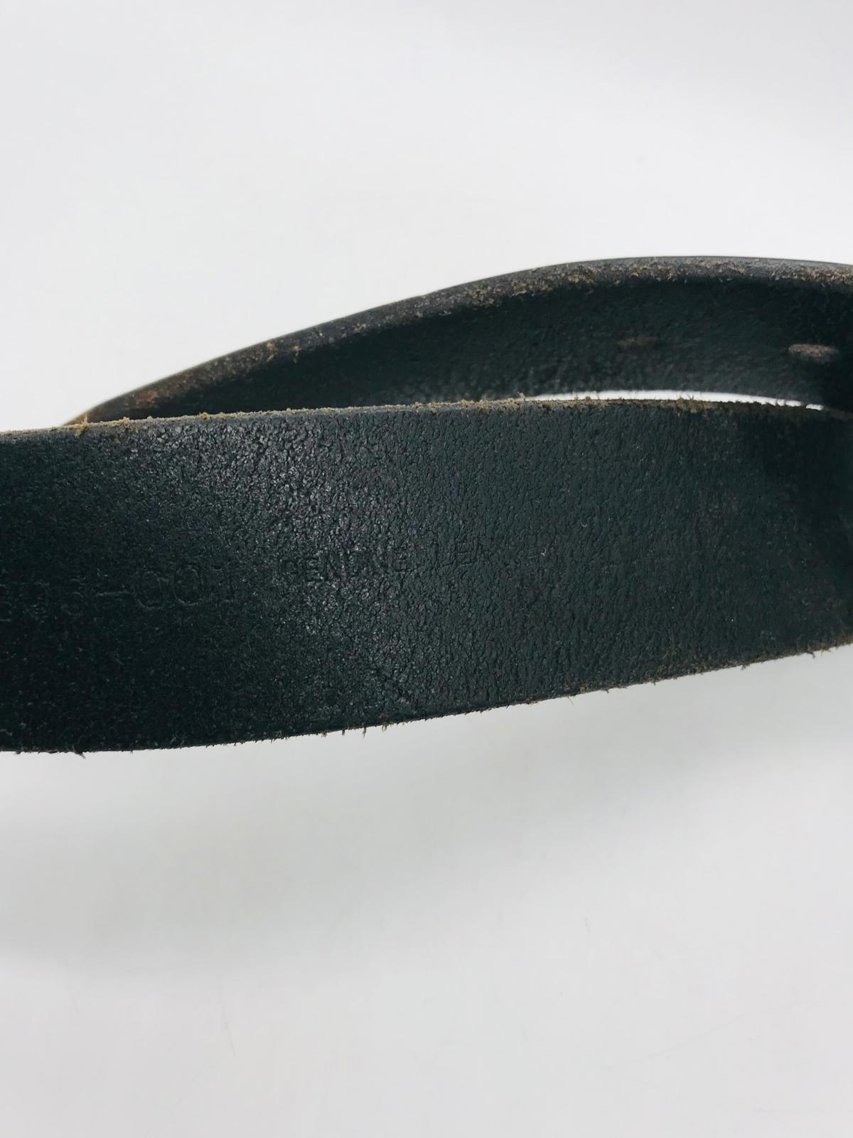 Timberland Black Leather Belt Mens 38 inch SHOWS WEAR