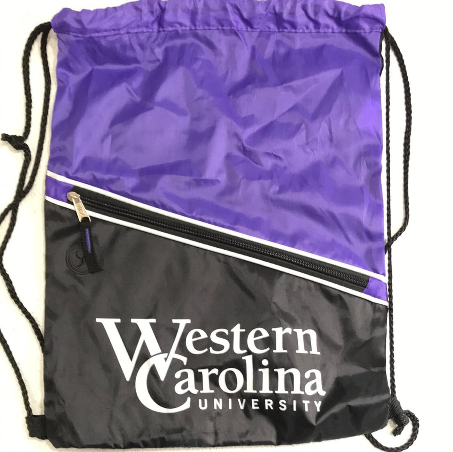 Western Carolina University Drawstring Backpack Bag