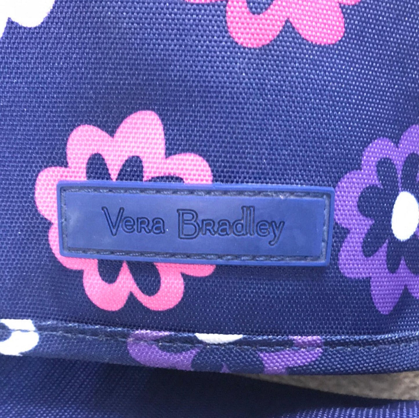 Vera Bradley Lighten Up Messenger bag in the retired Ellie Flowers Pattern
