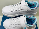 K-Swiss Shoes Court Casper White Unicorn Accent Girls 12.5