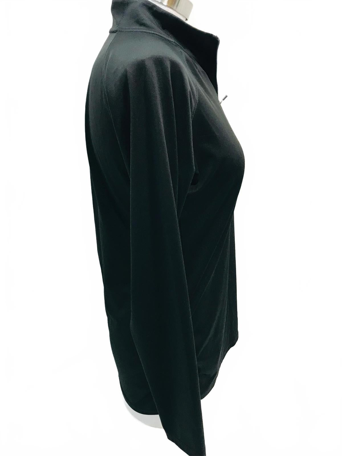 Oxford Golf Pinehurst Black Half Zip Pullover Ladies S