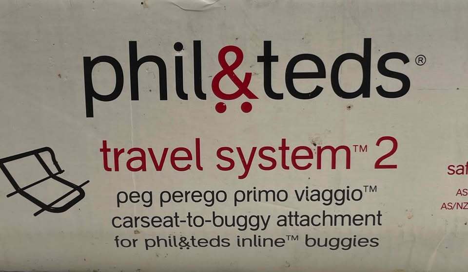 phil&teds Travel System 2 Peg Perego Primo Viaggio Carseat-to-Buggy Attachment