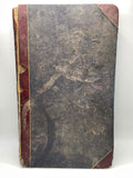 Vintage Ledger Book 13" x 8" Leather Bound Very Worn