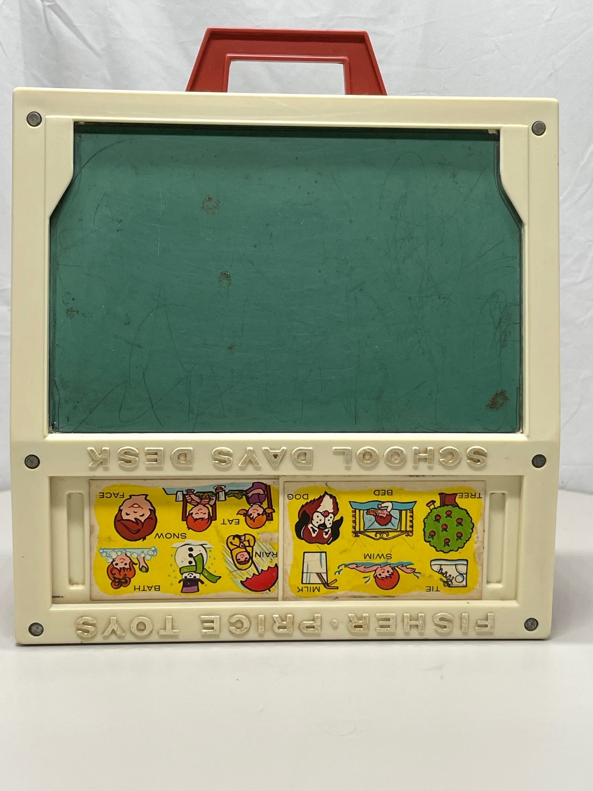 Vintage 1972 Fisher-Price School Days Desk Educational Toy