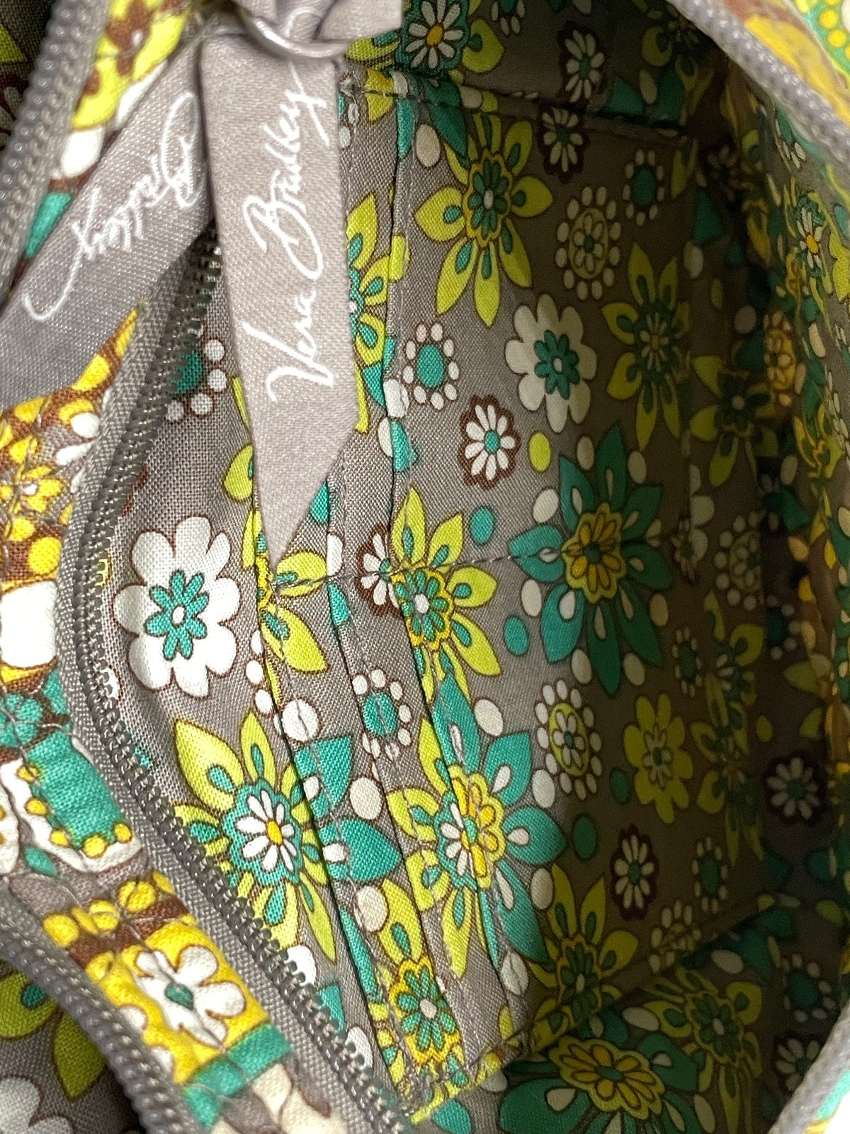 Vera Bradley Lizzy Crossbody Bag in Lemon Parfait Pattern NWT