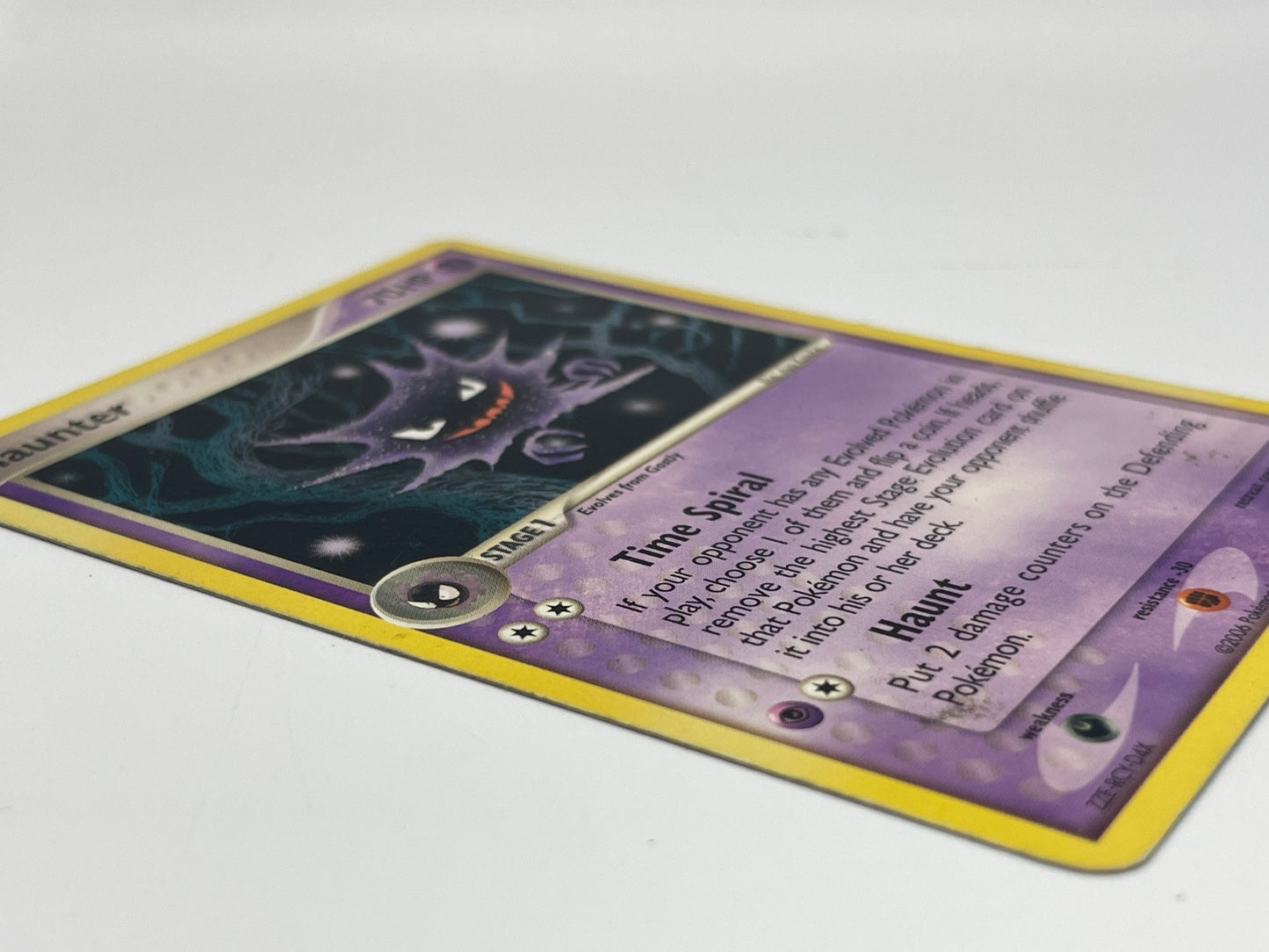 Pokemon Haunter Stage 1 Psychic Trading Card 70 HP Uncommon 35/92