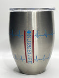Tervis Stainless Steel Nurse Life Insulated Tumbler with Lid 12 oz