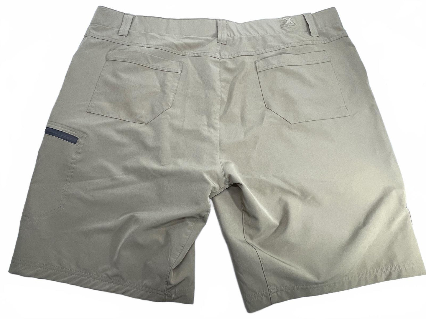 ZeroXposur Travel Series Men's Khaki Shorts Elastic Waistband Size Mens 40