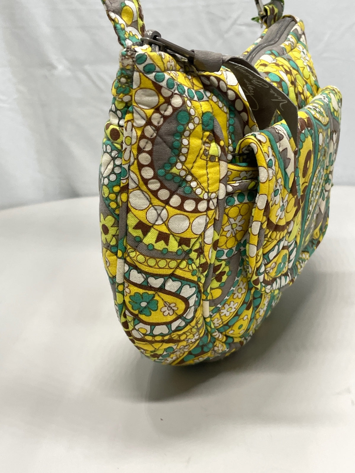 Vera Bradley Lizzy Crossbody Bag in Lemon Parfait Pattern NWT
