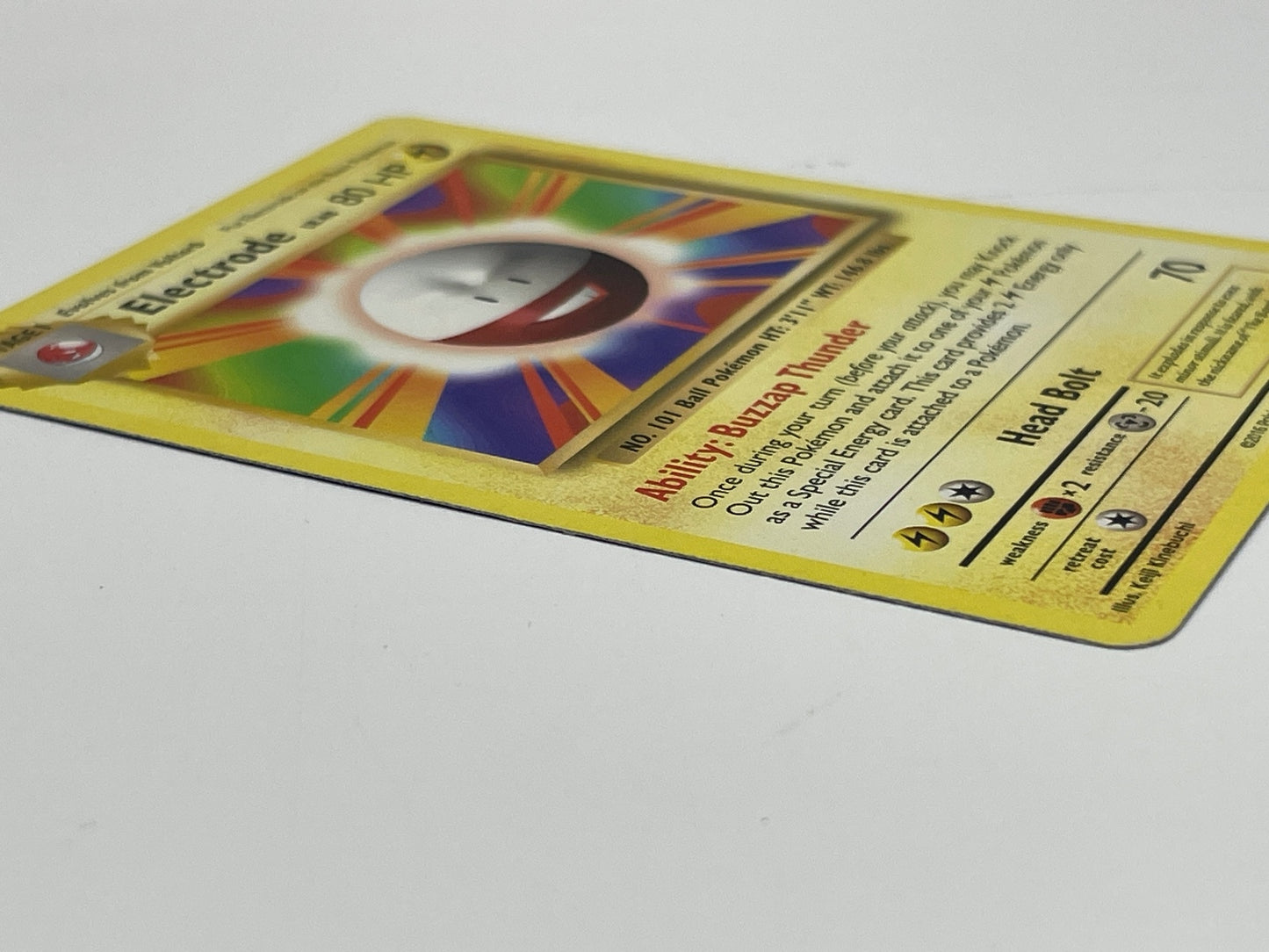Pokémon Electrode Card XY—Evolutions Set 40/108 Rare Non-Holo Buzzap Thunder